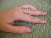 craftster Clear Plastic Fork Ring